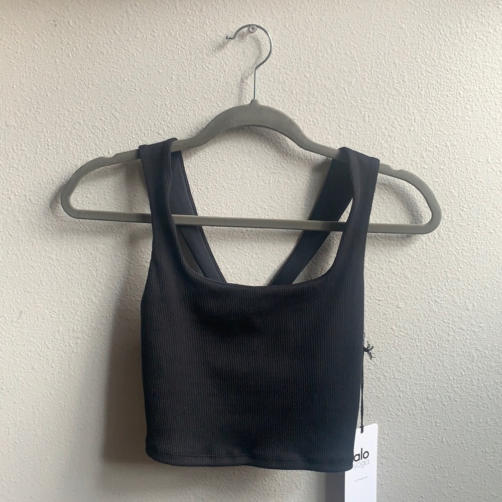 ALOSoft Ribbed Chic Bra Tank